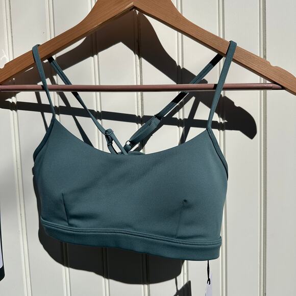 Alo Yoga Airlift Intrigue Bra High-Waist Airlift Leggings Teal Agate Small NWT - Picture 9 of 16